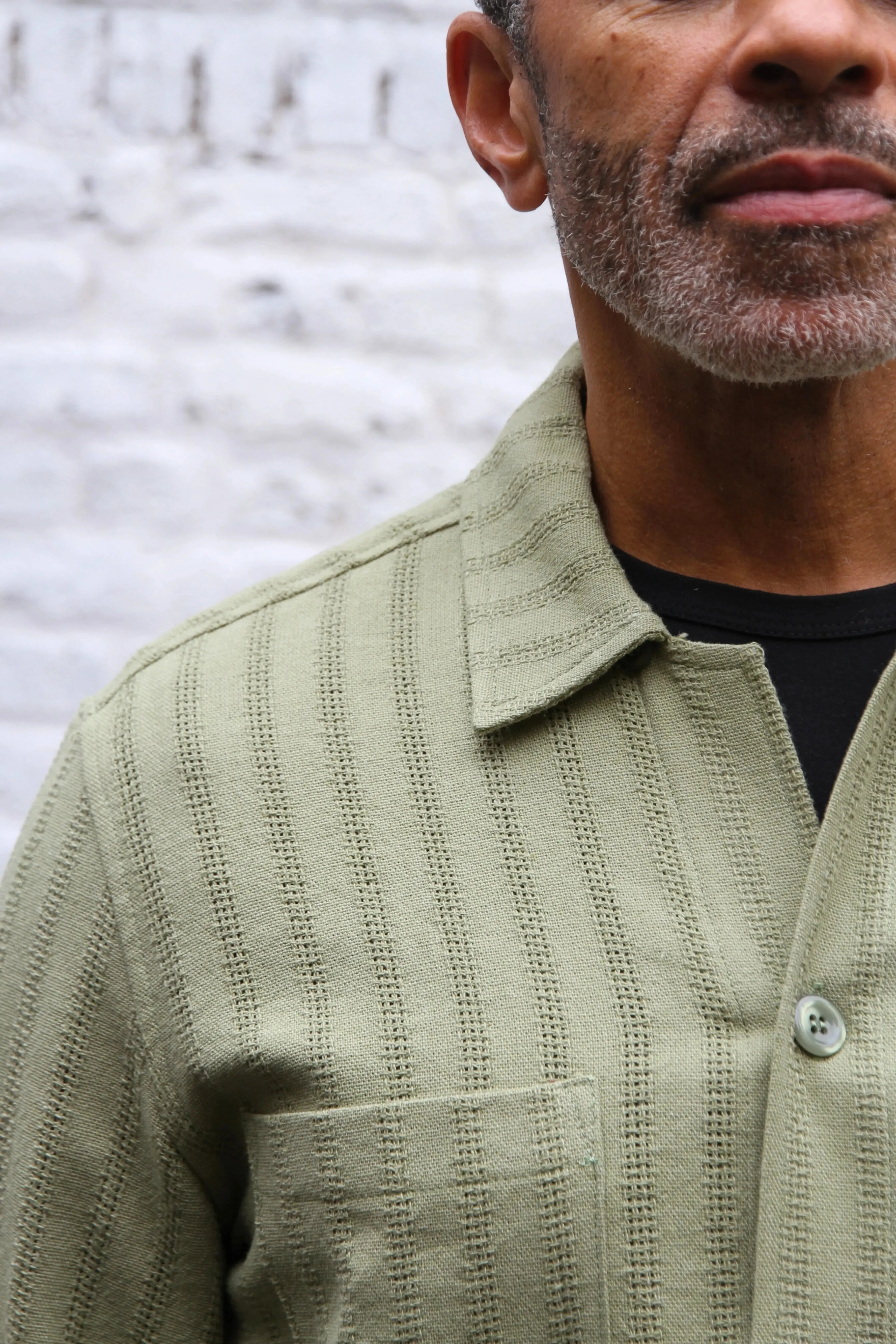 Gravel Long Sleeve Shirt - Khaki Lacivert