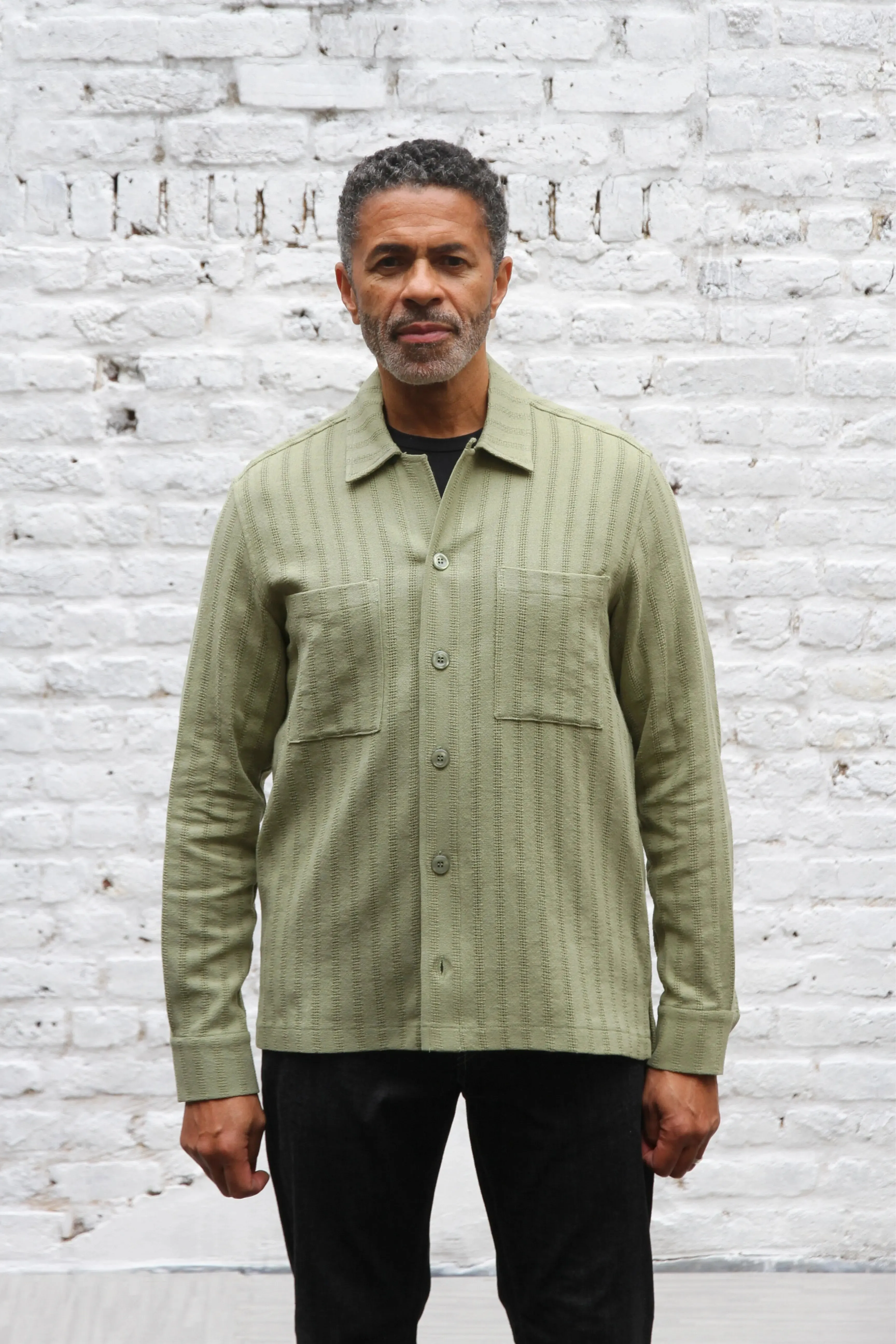 Gravel Long Sleeve Shirt - Khaki Lacivert