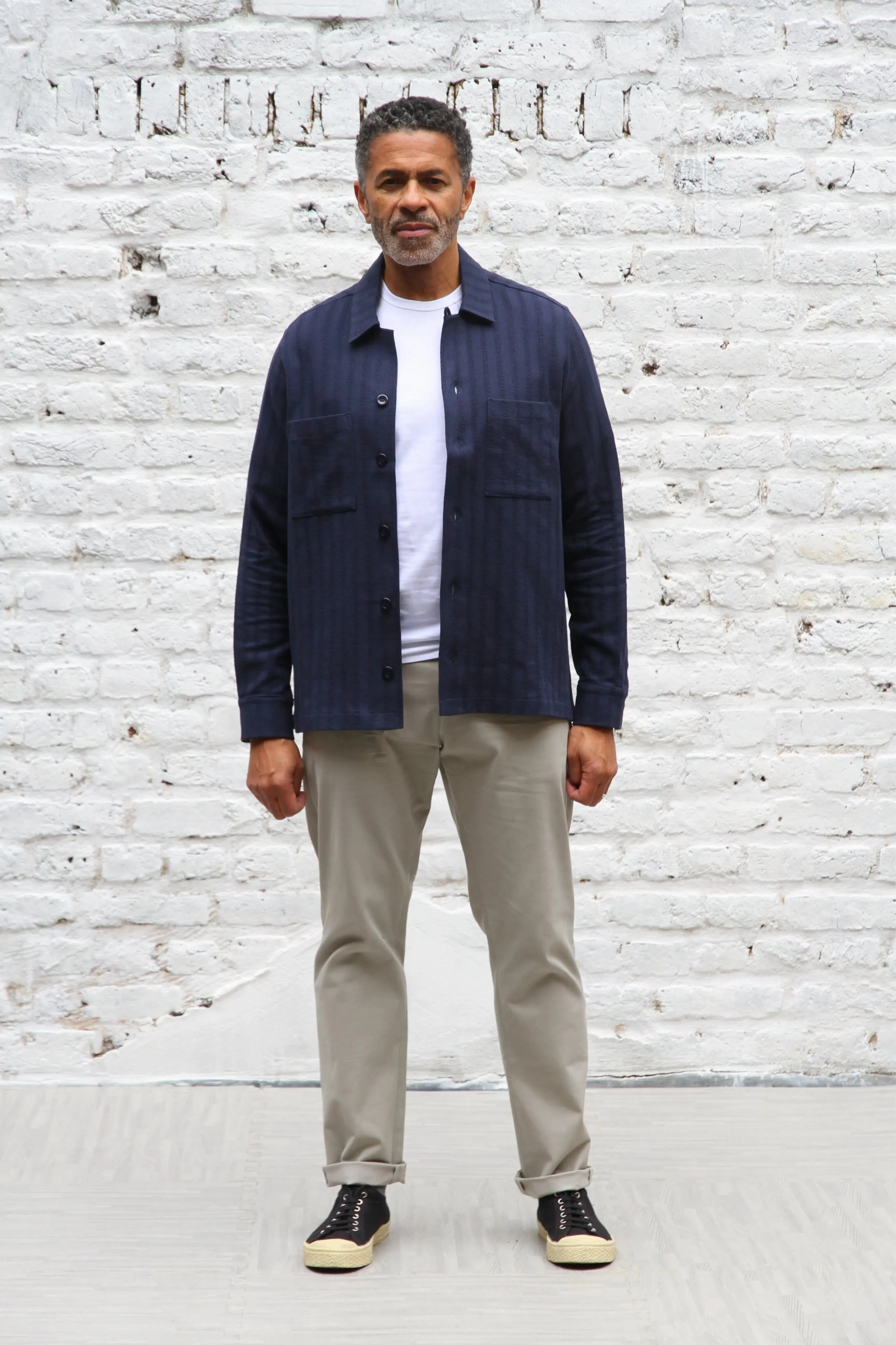 Gravel Long Sleeve Shirt - Navy Lacivert