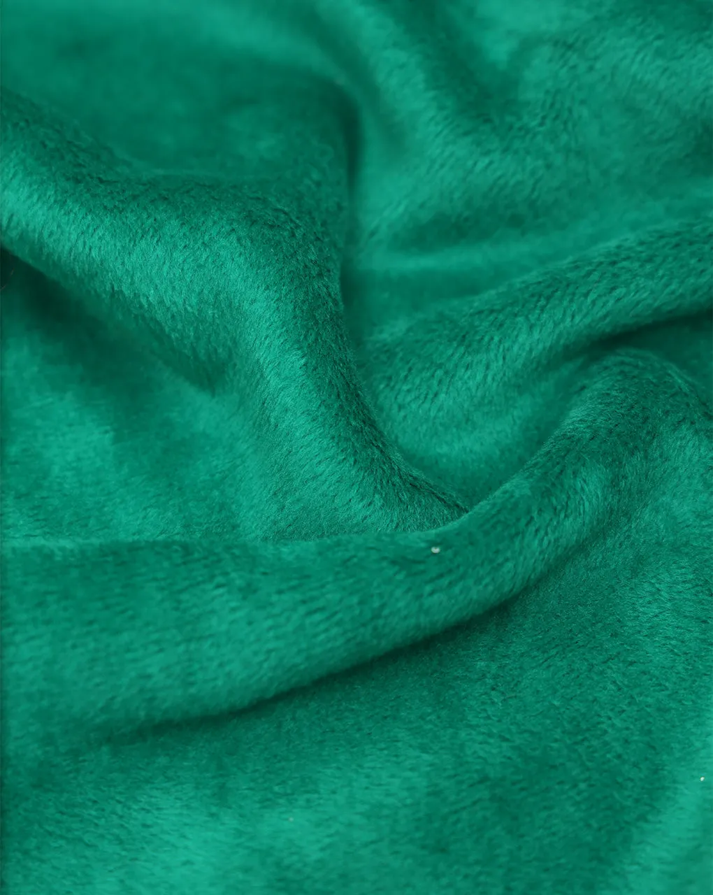 GREEN ARTIFICIAL FUR FABRIC