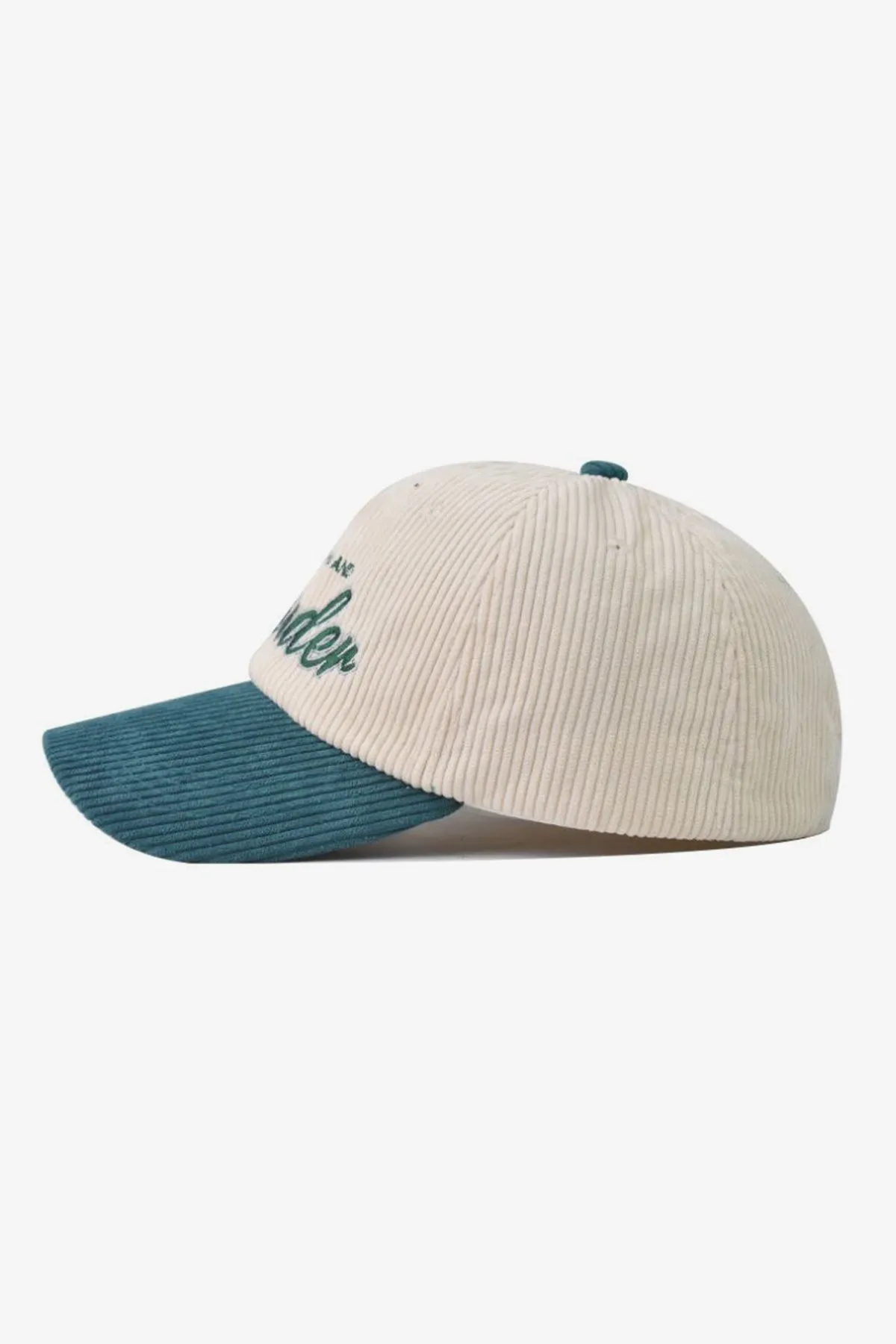 Green Wonder Embroidered Corduroy Cap - S23 - MCP087R