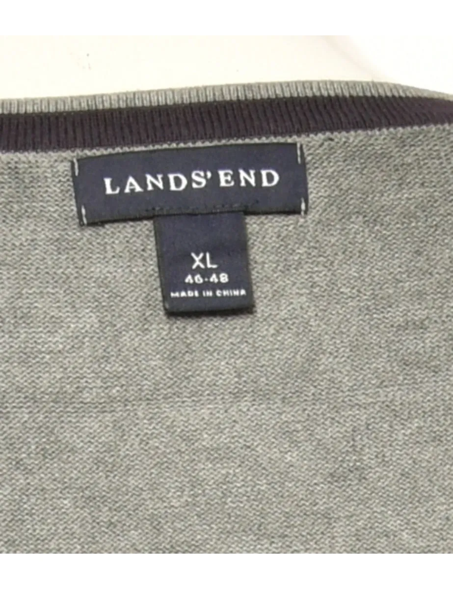 Grey Land's End Long Sleeved Jumper - XL