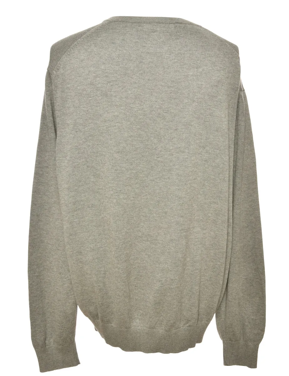 Grey Land's End Long Sleeved Jumper - XL