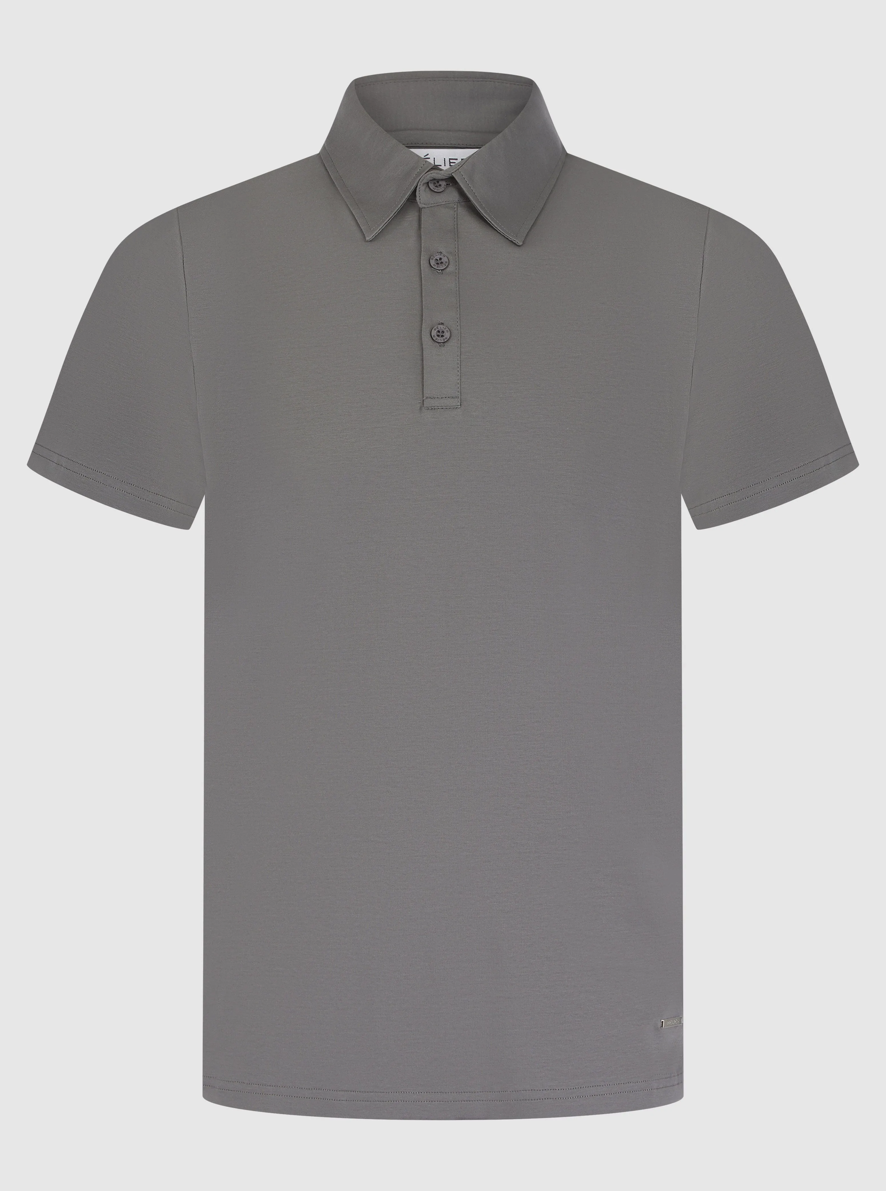 Grey Mercerised Polo