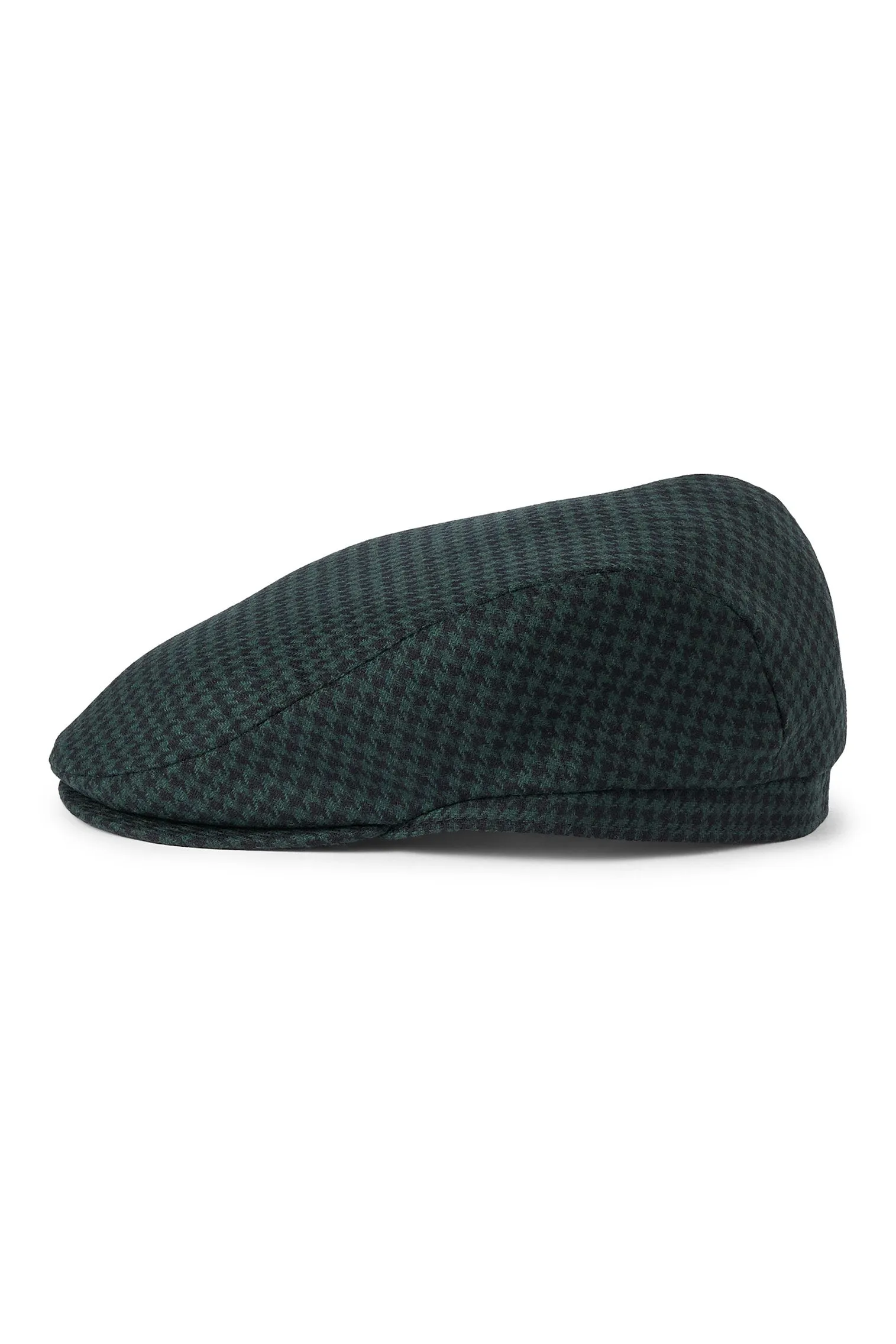 Grosvenor Houndstooth Flat Cap