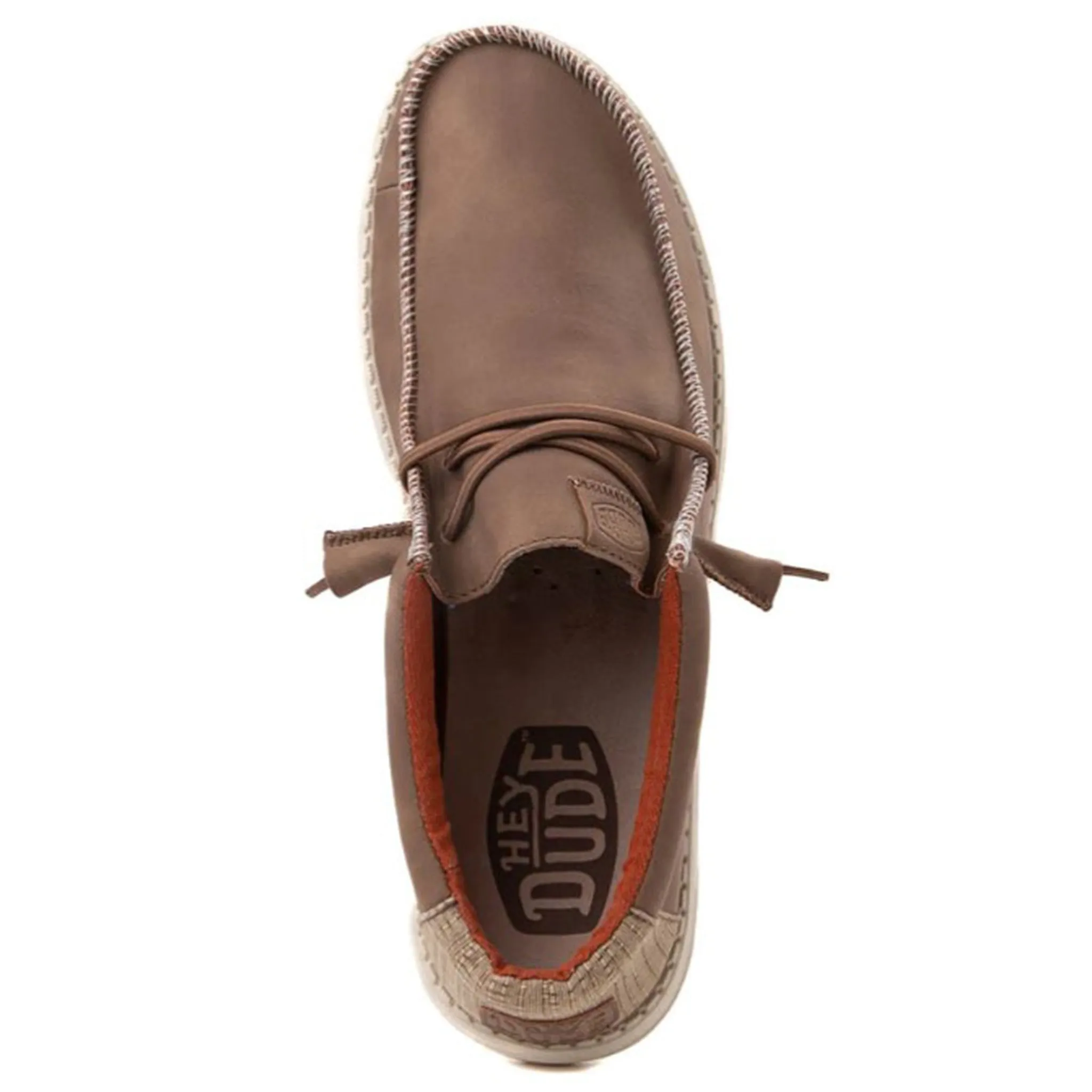 Hey Dude Men's Wally Fabricated Leather Tan