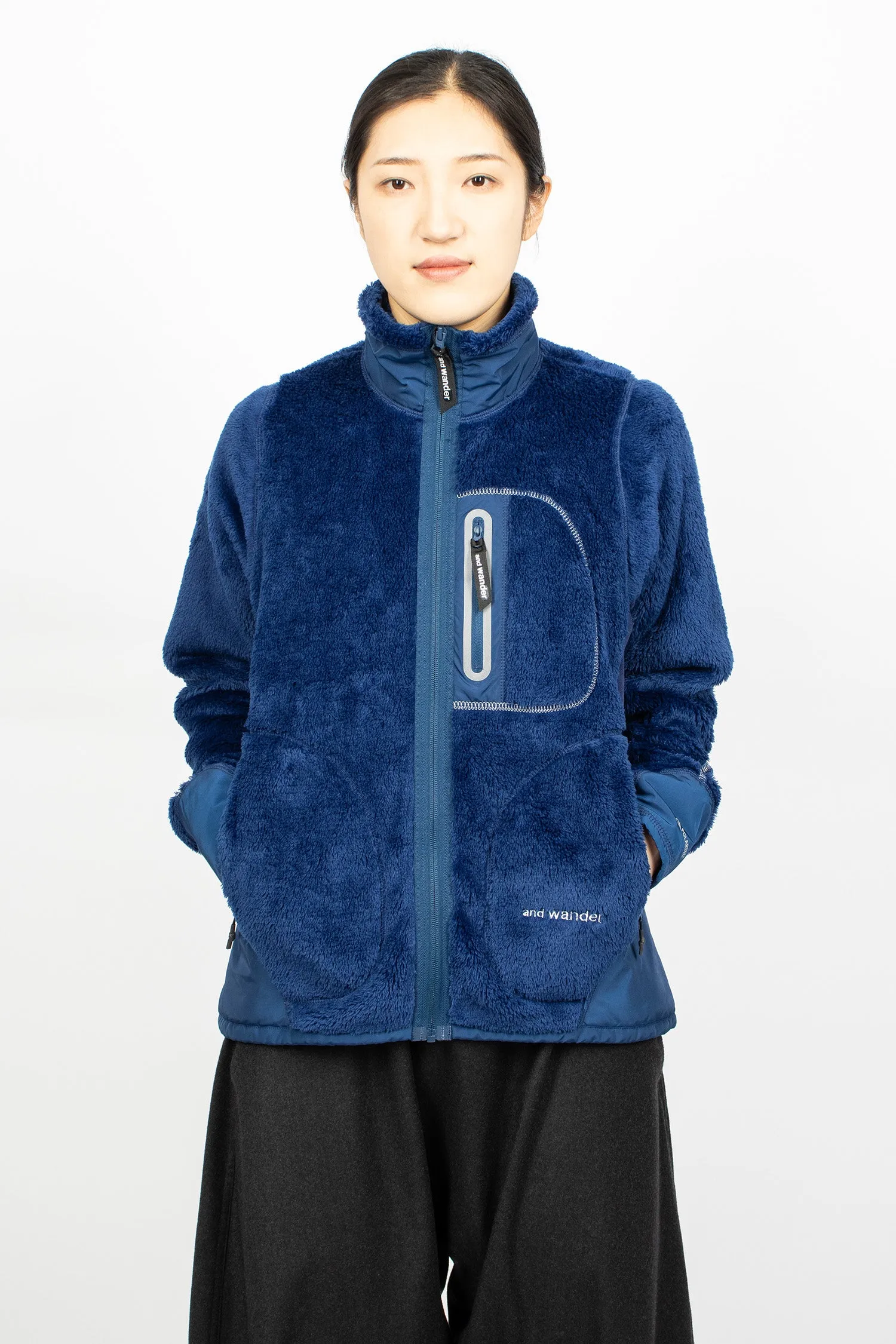 High Loft Fleece Jacket Blue