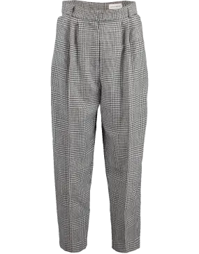 High Waist Check Pant