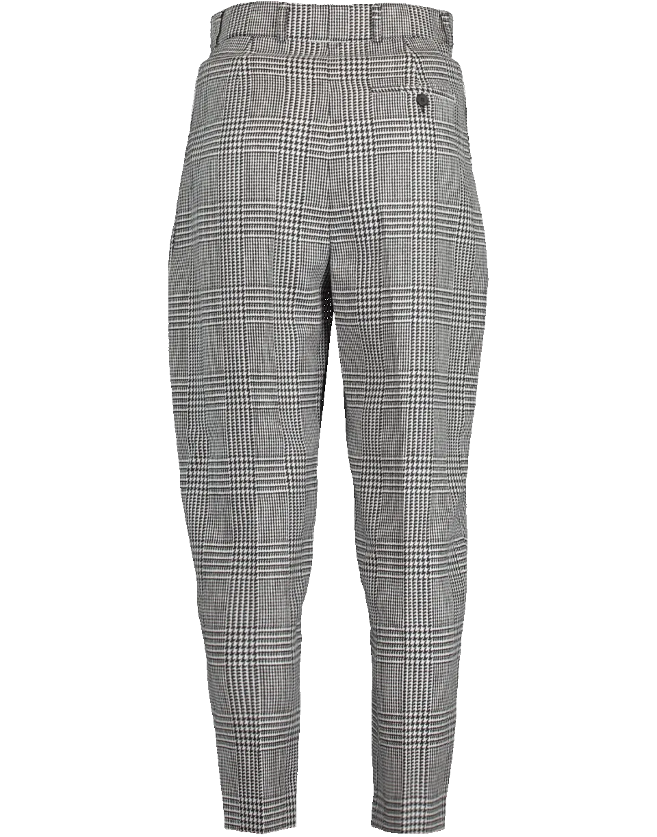 High Waist Check Pant