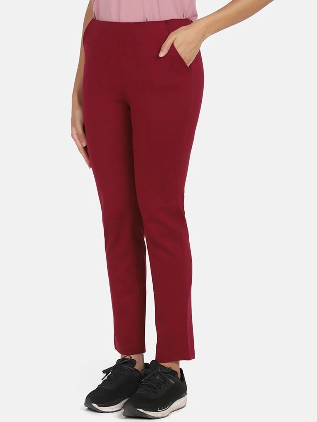 High Waist Slim fit stretch pants