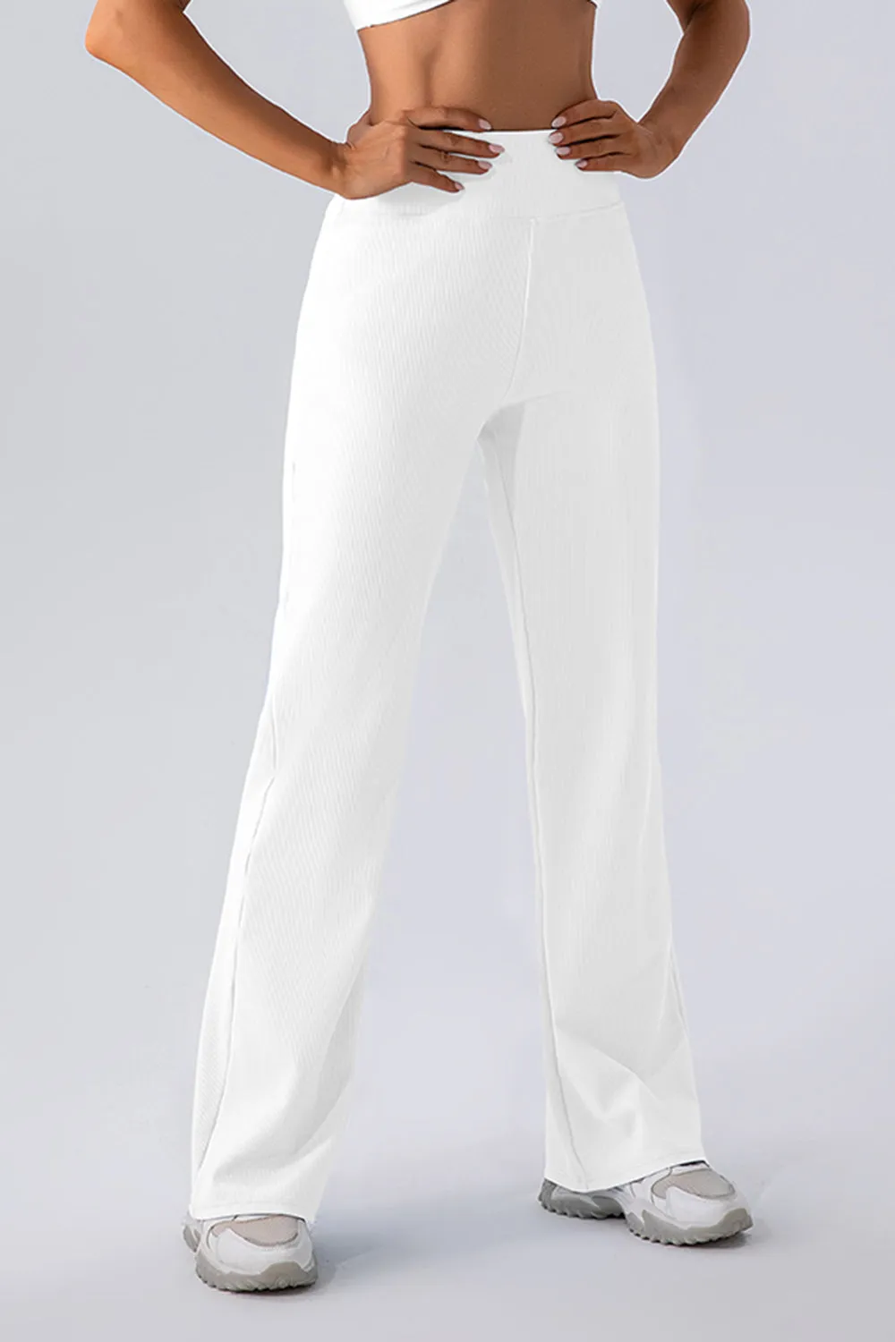 High Waist Straight Active Pants