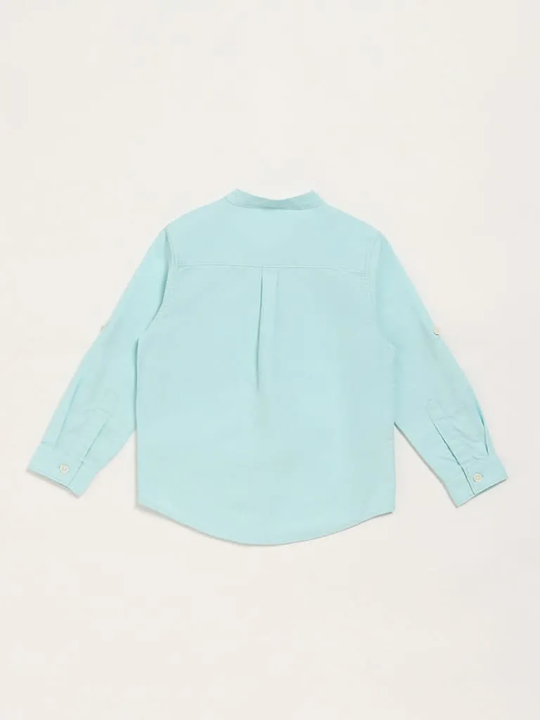 HOP Kids Solid Mint Shirt