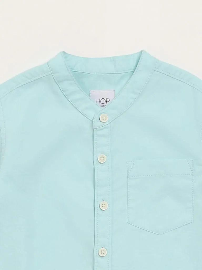 HOP Kids Solid Mint Shirt