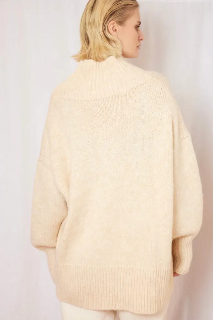 ILAG - Frisk Sweater: Creme Melange