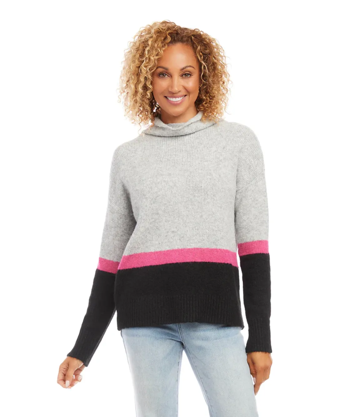 Karen Kane - Colorblock Sweater - Multi Color