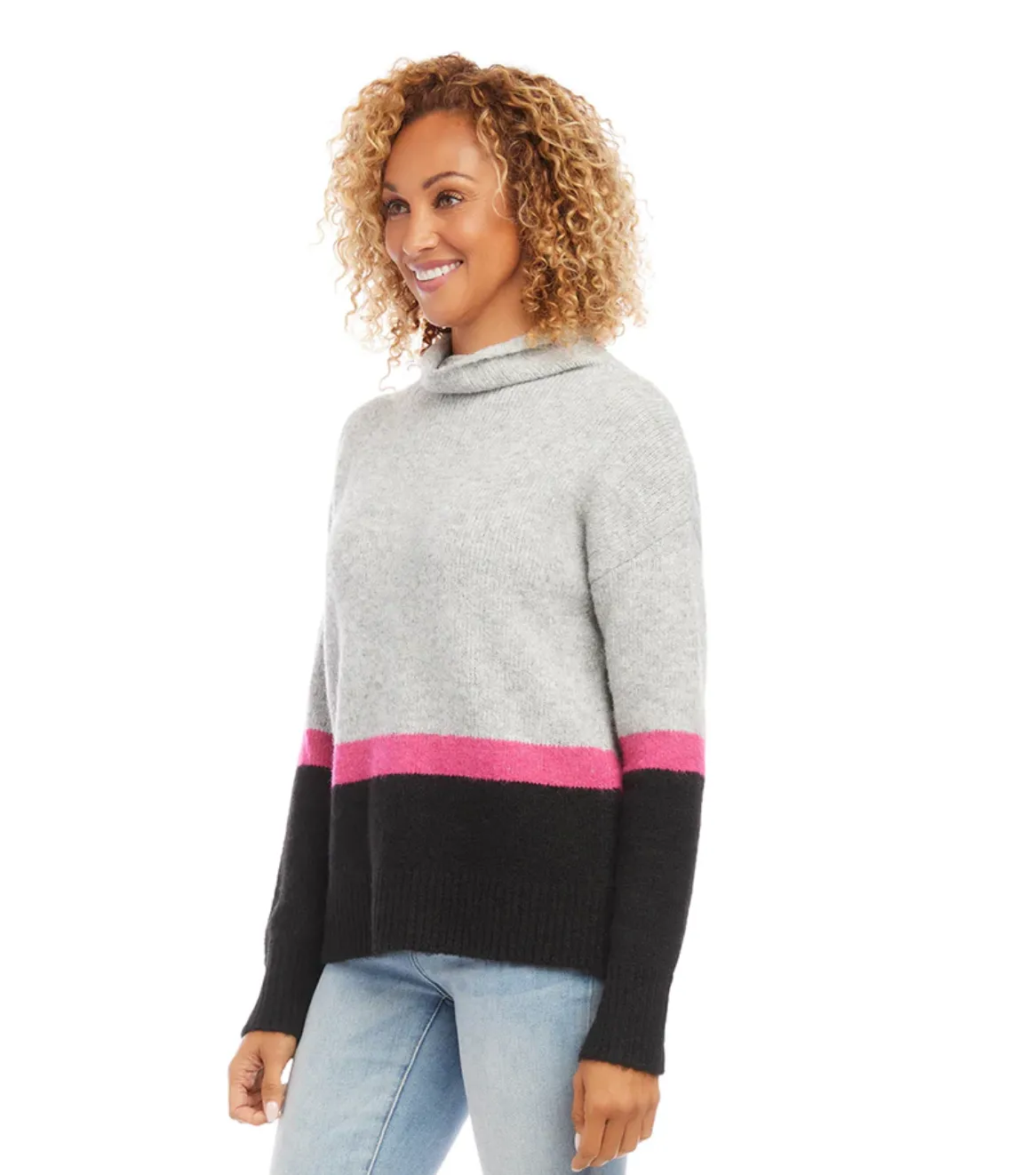 Karen Kane - Colorblock Sweater - Multi Color