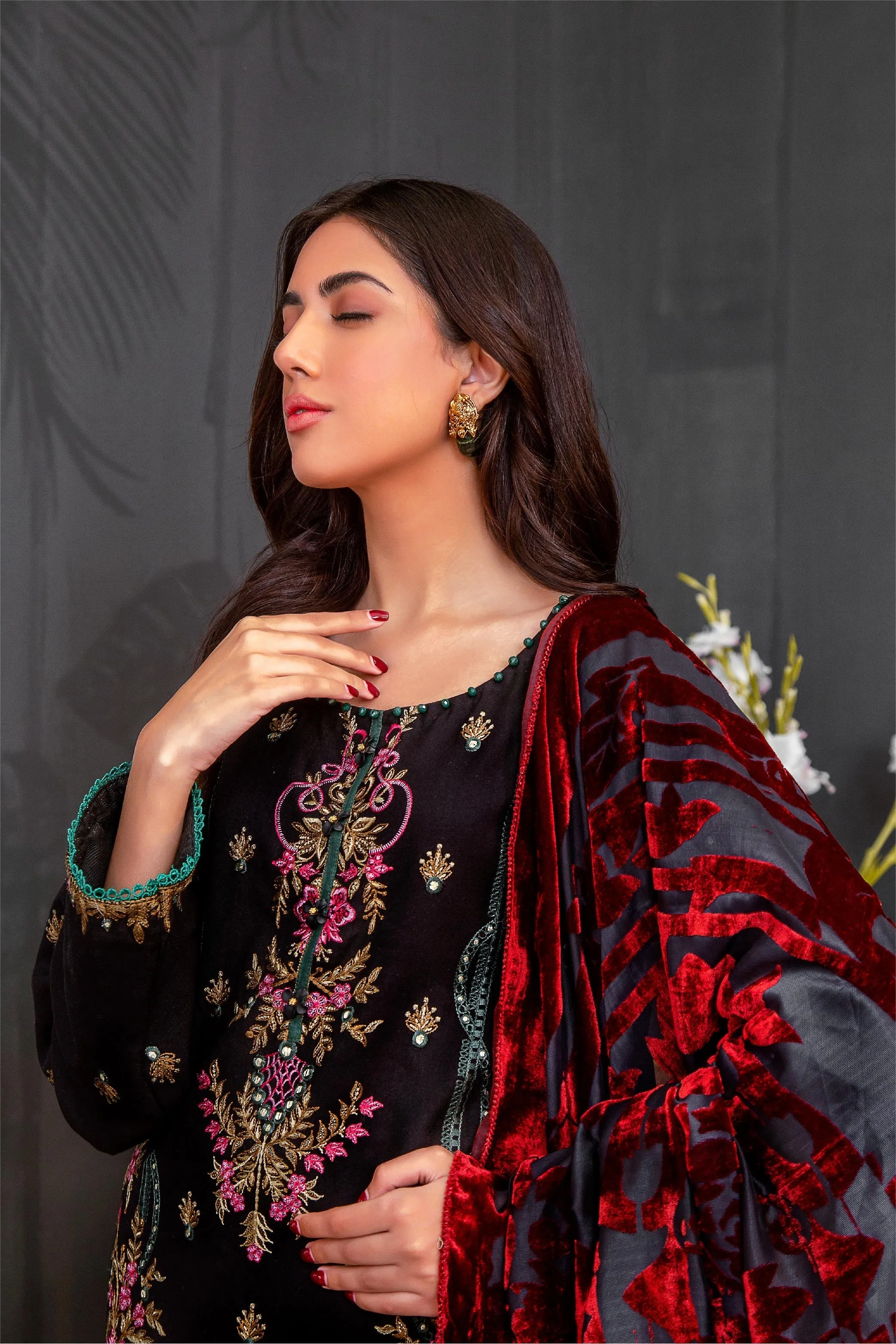 Lala Brocade Winter Collection (with Palachi Shawl) – EMMA