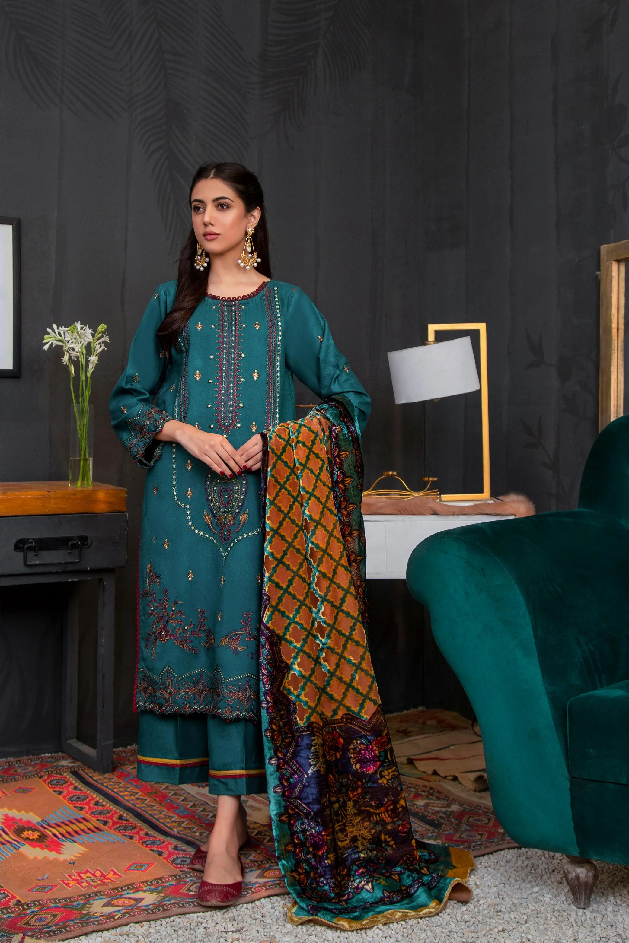 Lala Brocade Winter Collection (with Palachi Shawl) – KATE