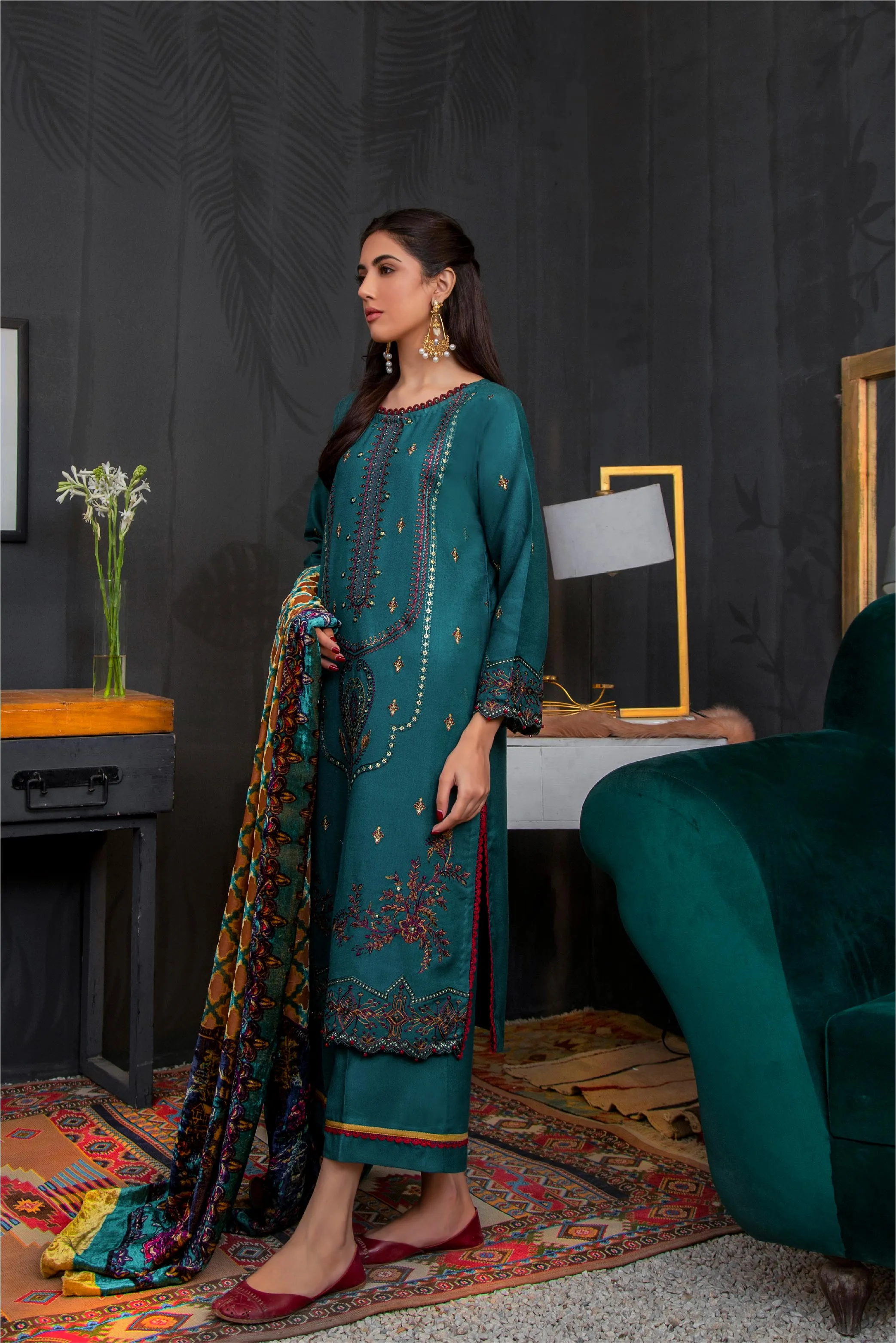 Lala Brocade Winter Collection (with Palachi Shawl) – KATE