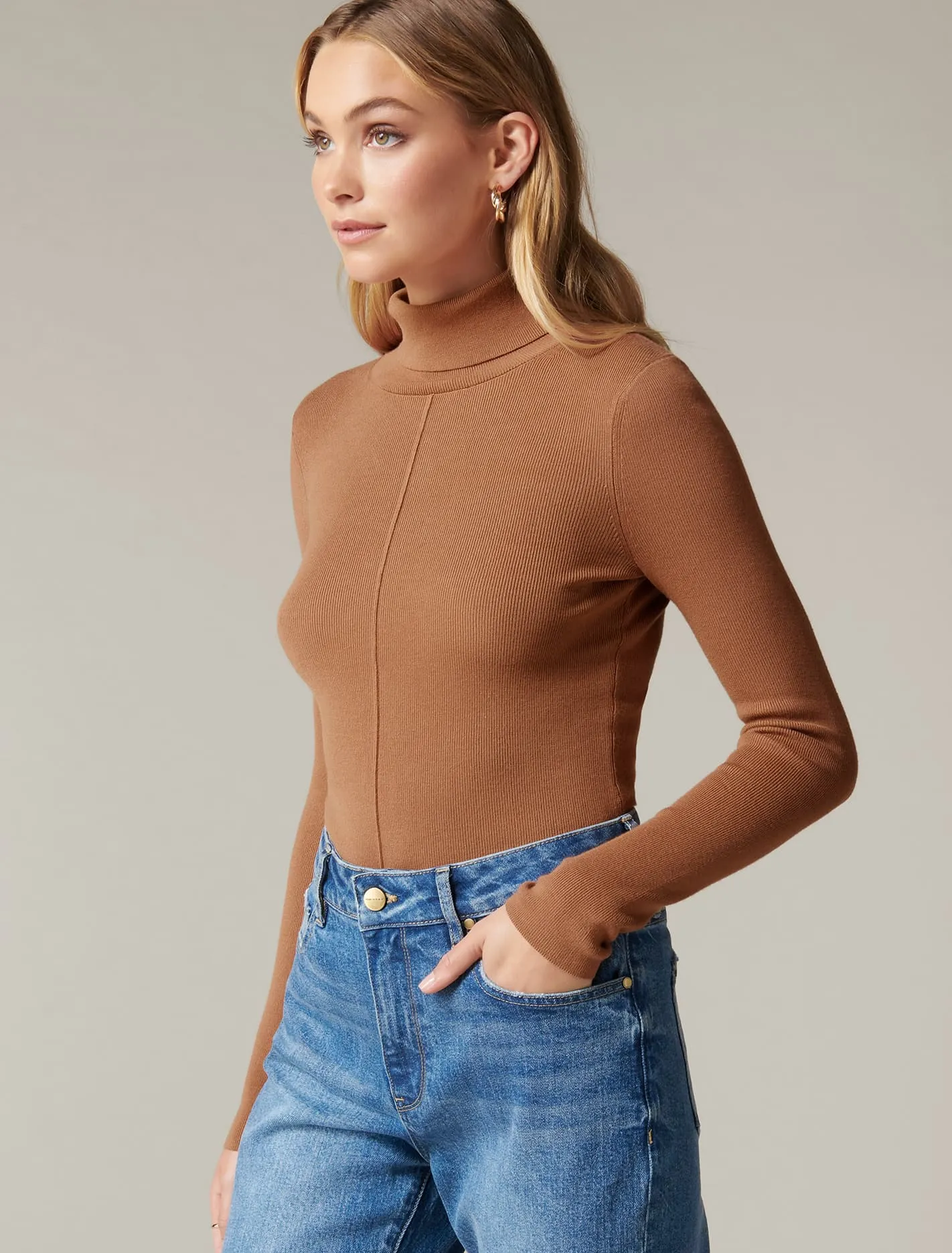 Leona Roll Neck Layering Knit Jumper