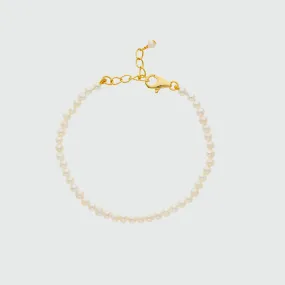 Lexham Freshwater Pearl & Gold Vermeil Bracelet