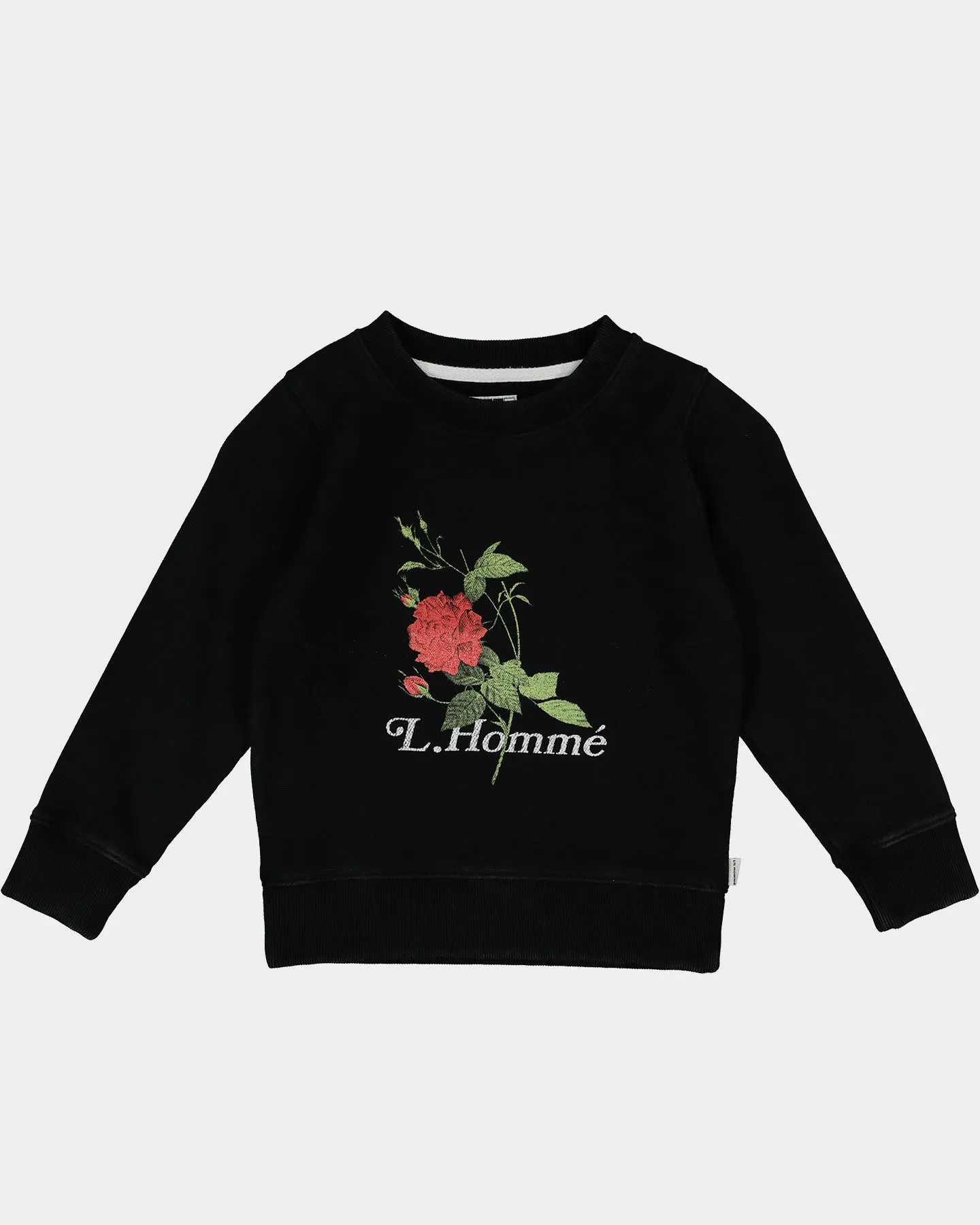 Lil Hommé Kid's Ament Vintage Crewneck Washed Black