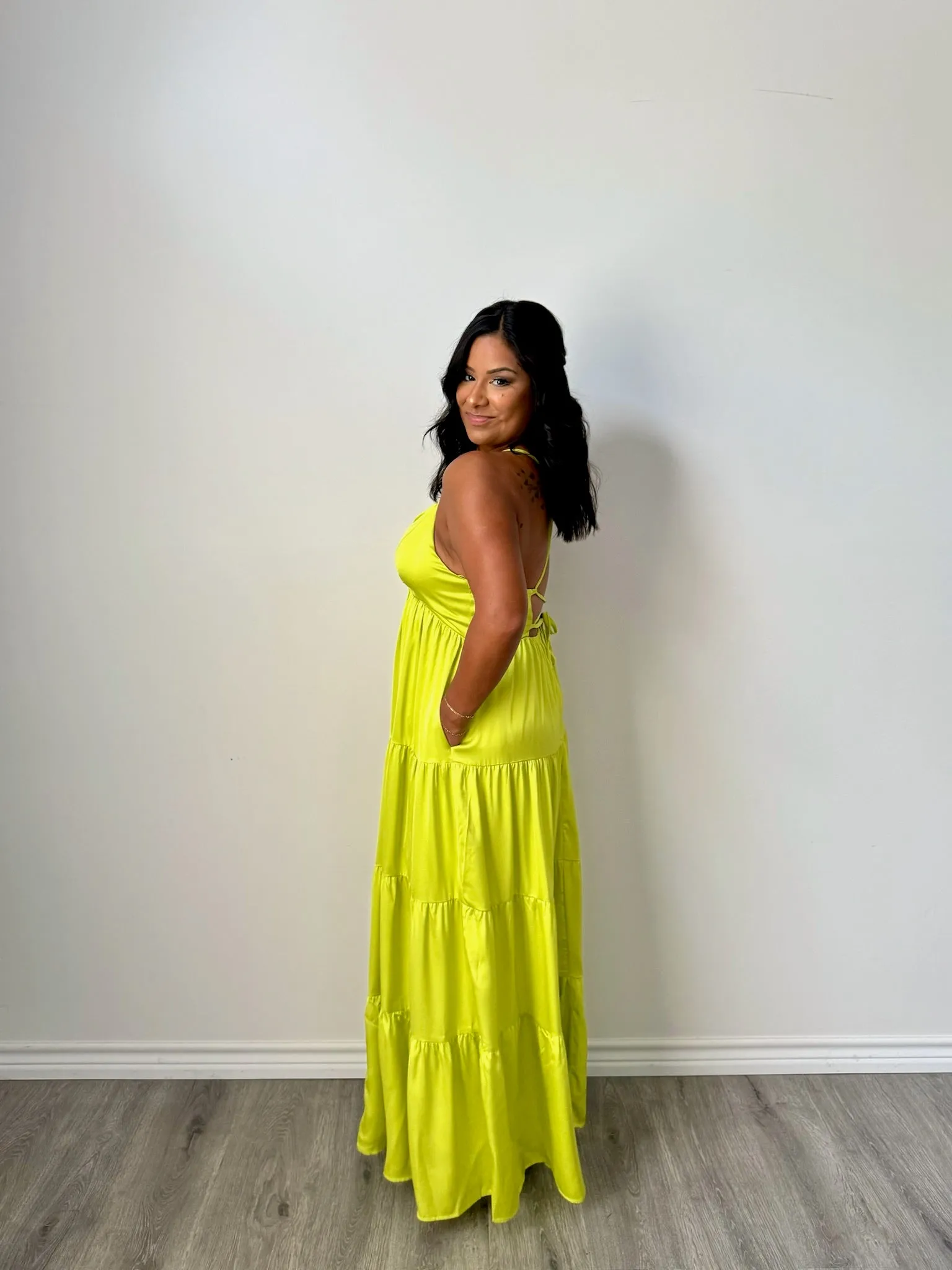 Lime Maxi Dress