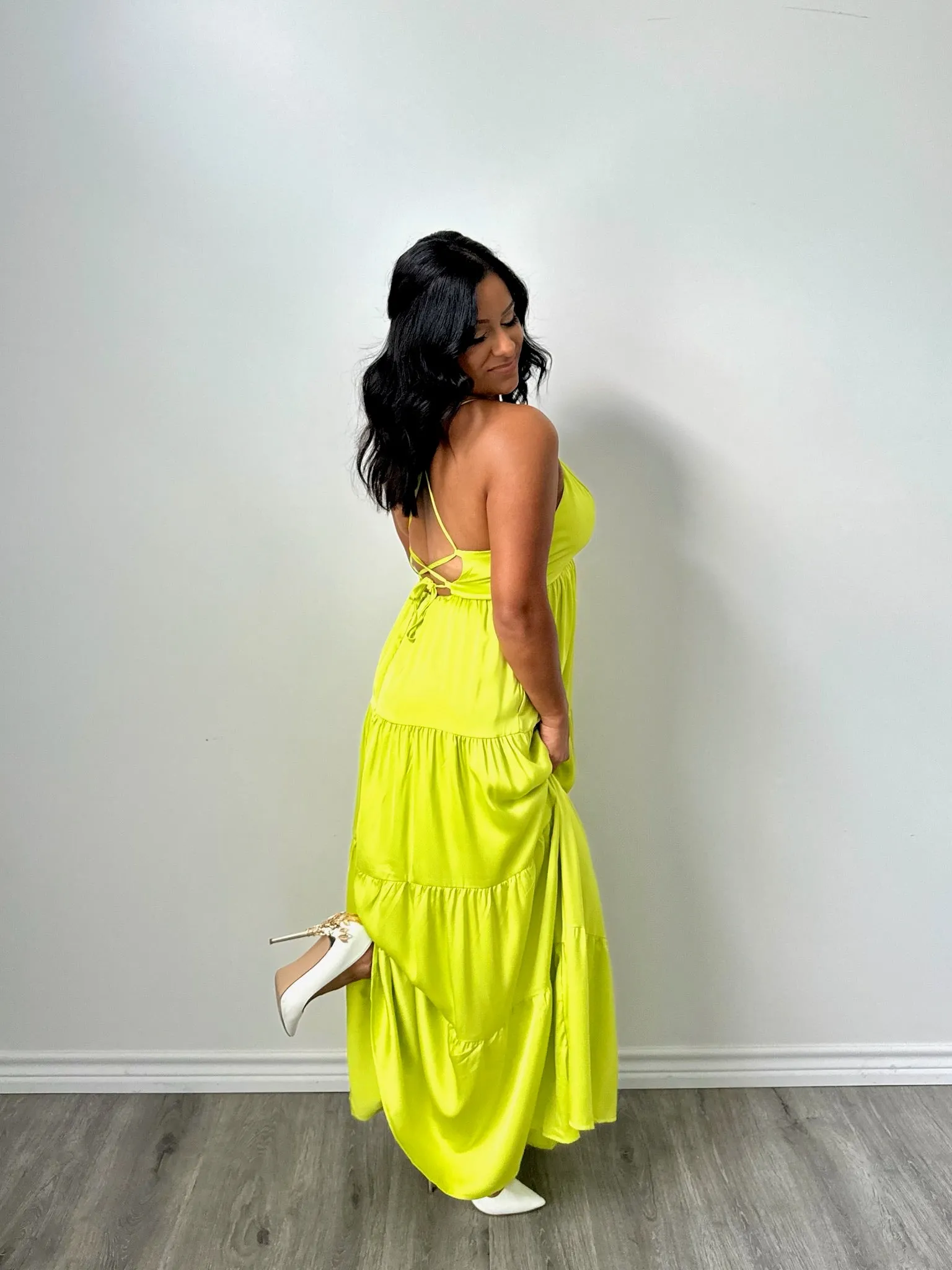 Lime Maxi Dress