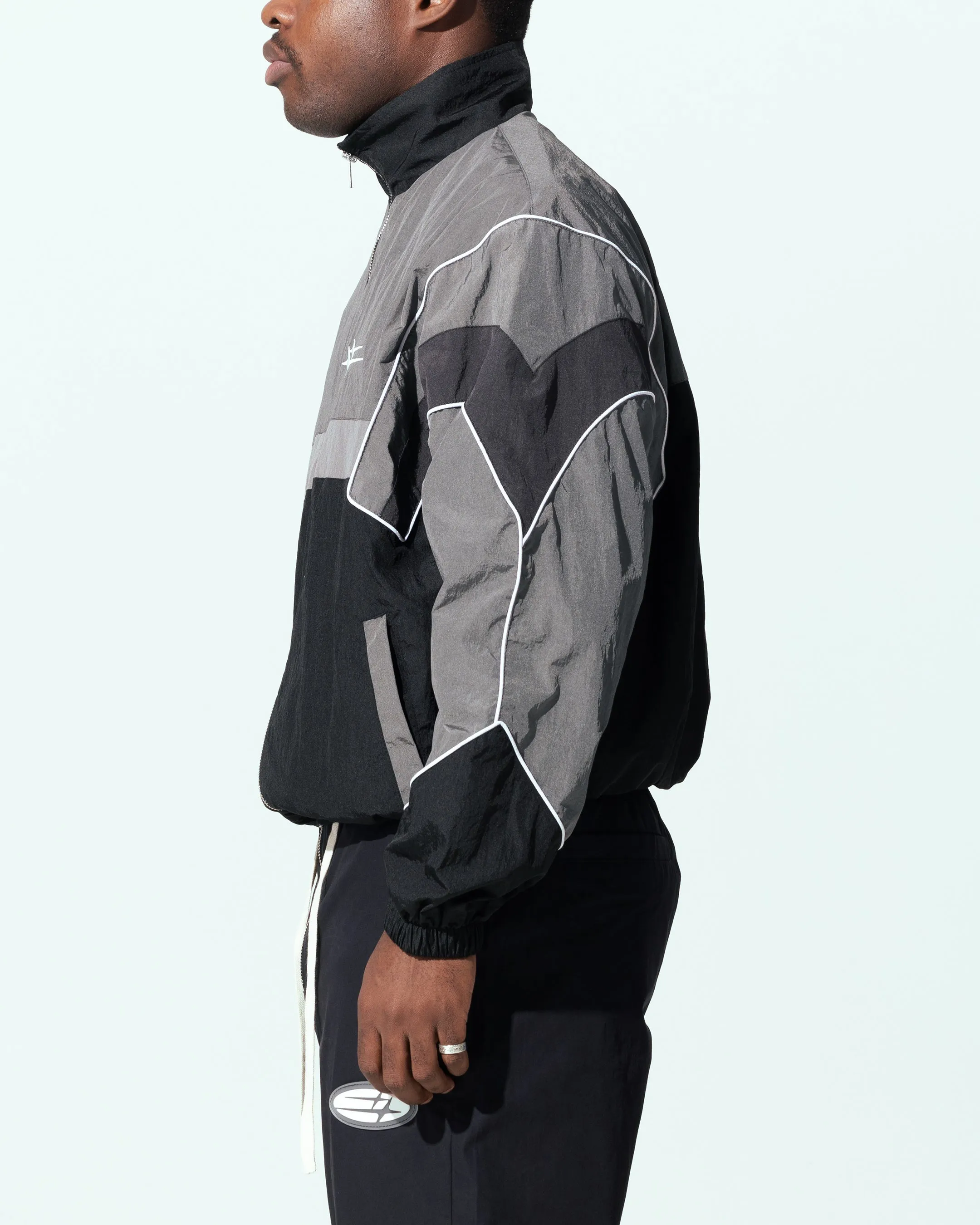 Loiter Axel Track Jacket Black/Grey