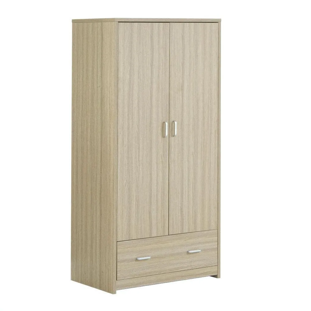 Luno Veni Double Wardrobe - Oak