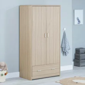 Luno Veni Double Wardrobe - Oak