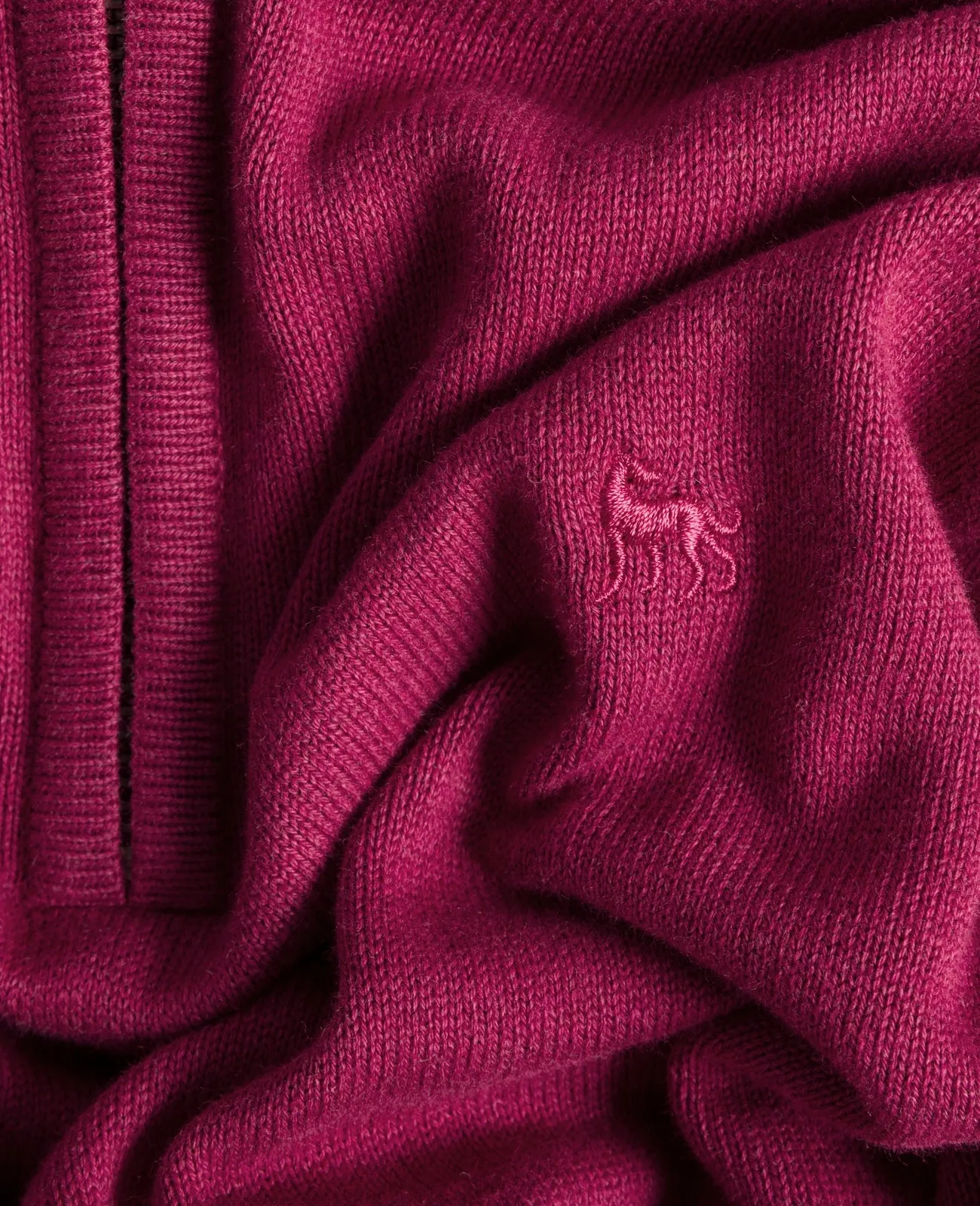 Magee - Carn 1/4 Zip, Raspberry