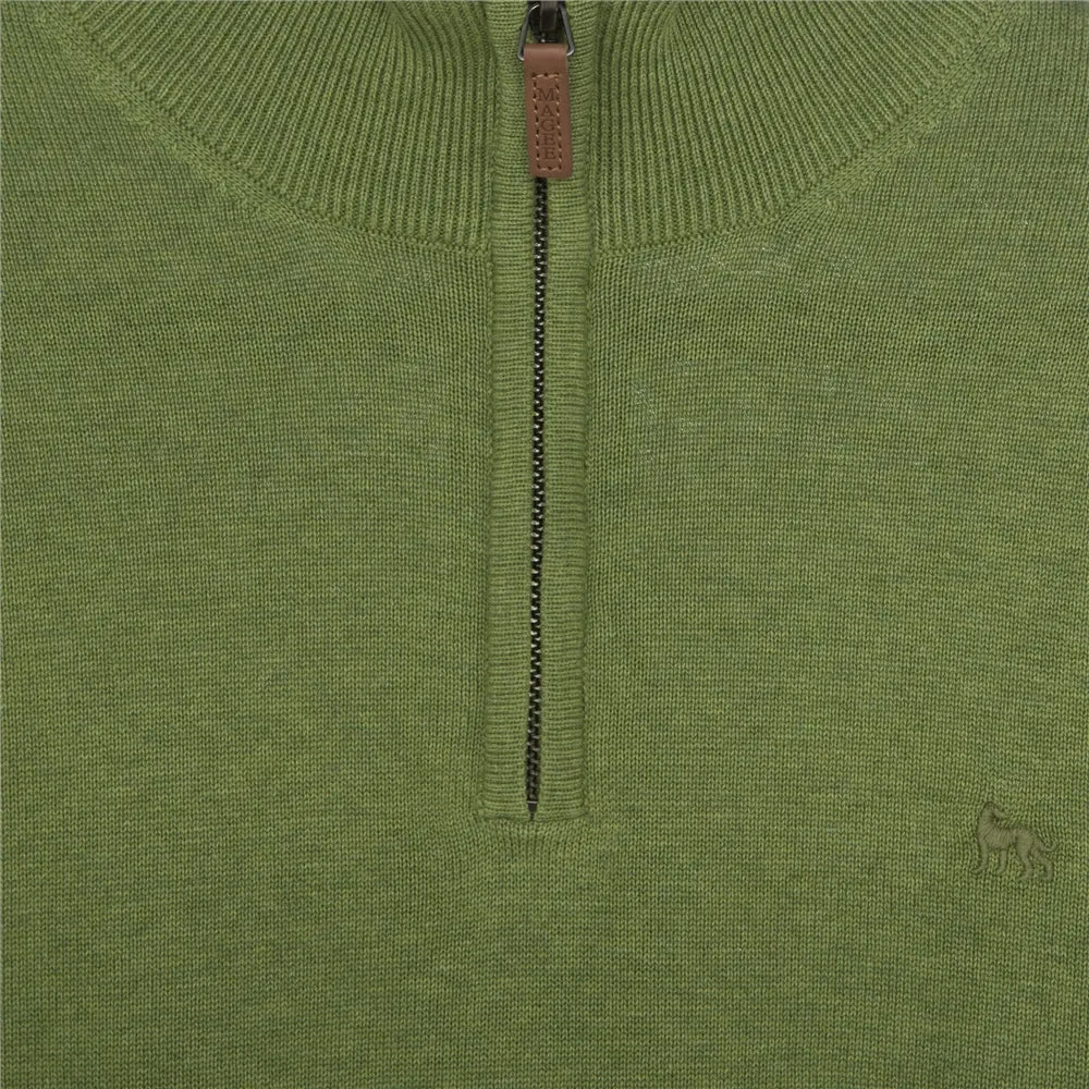 Magee - Carn Cotton 1/4 Zip, Green