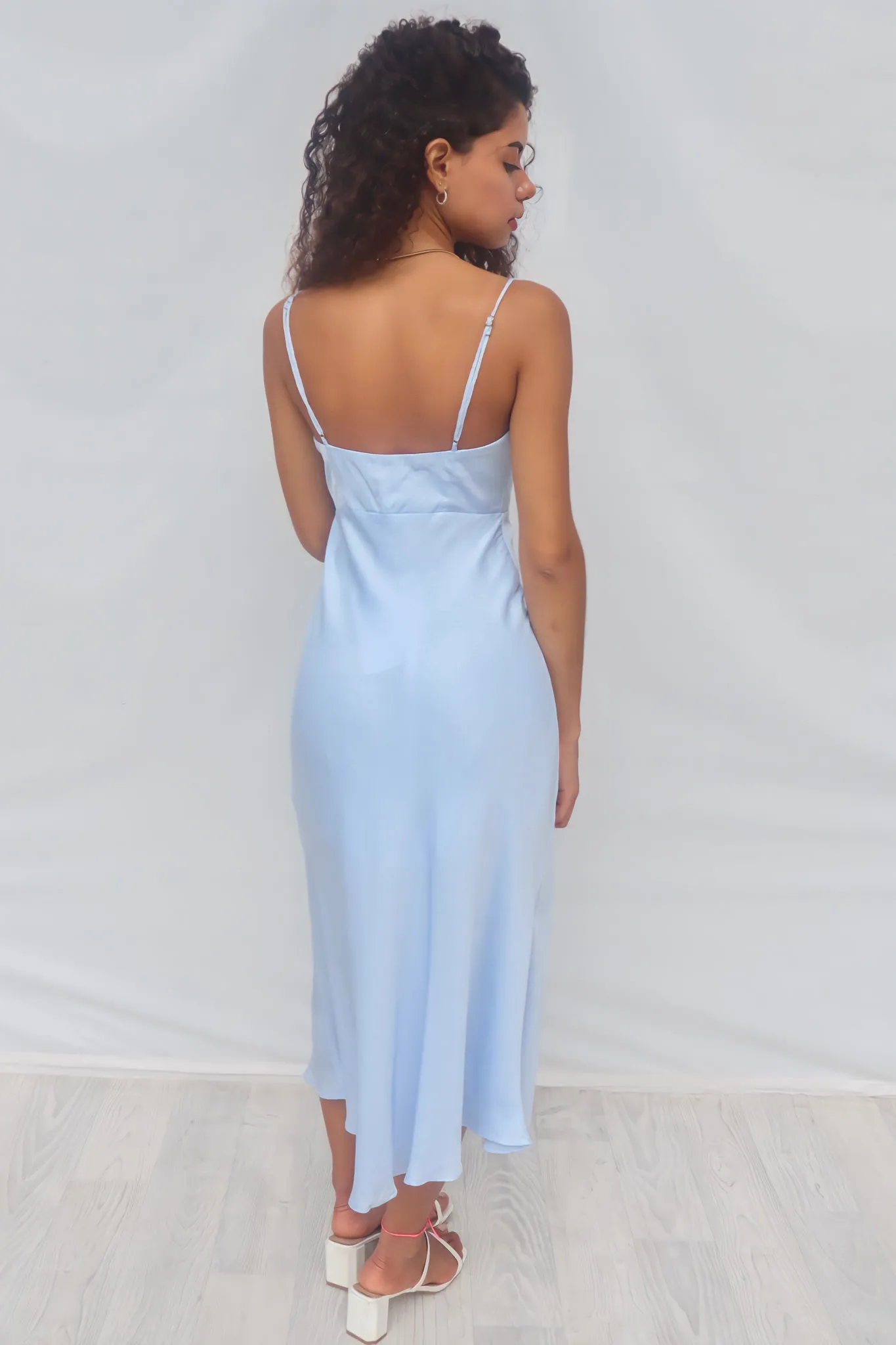 Marienne Midi Dress - Baby Blue