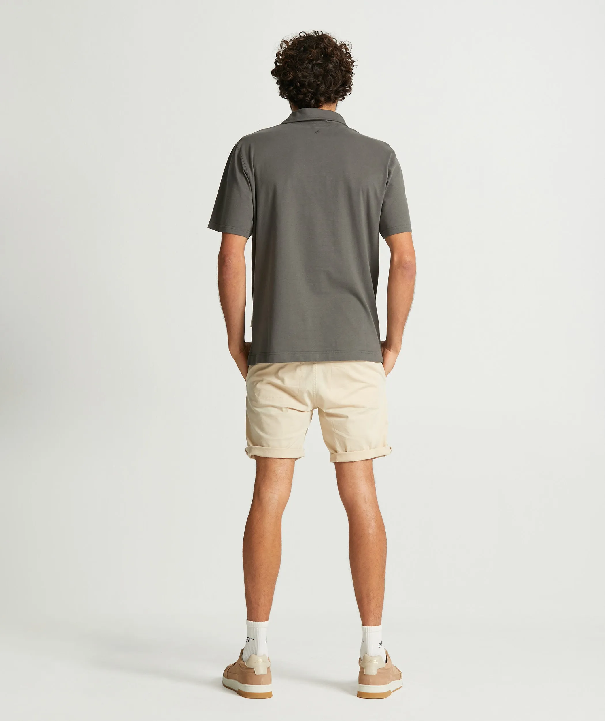 Mens Organic Cotton Golfer - Grey