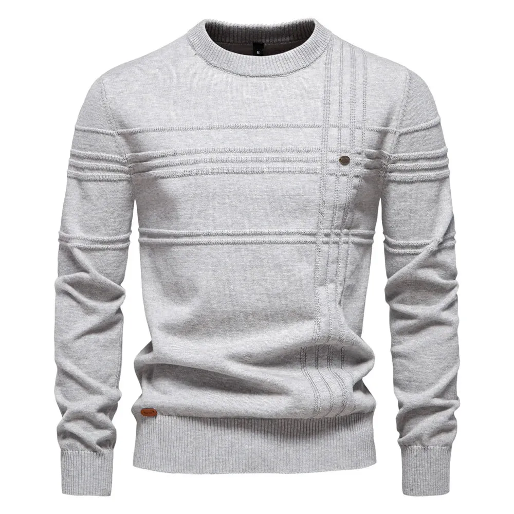 Men's plain sweater