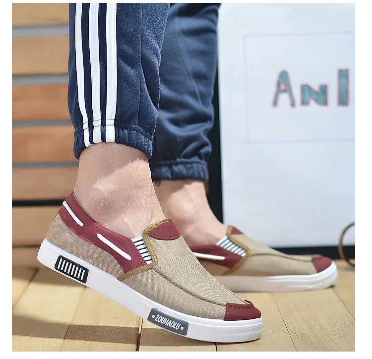 Men's Summer Lightweight Canvas Loafers