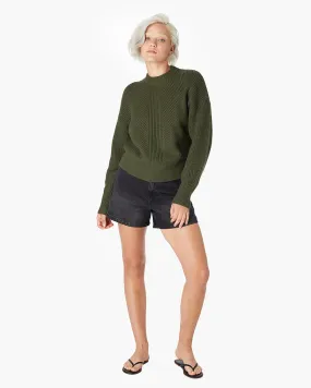 Merino Knit Crewneck - Moss