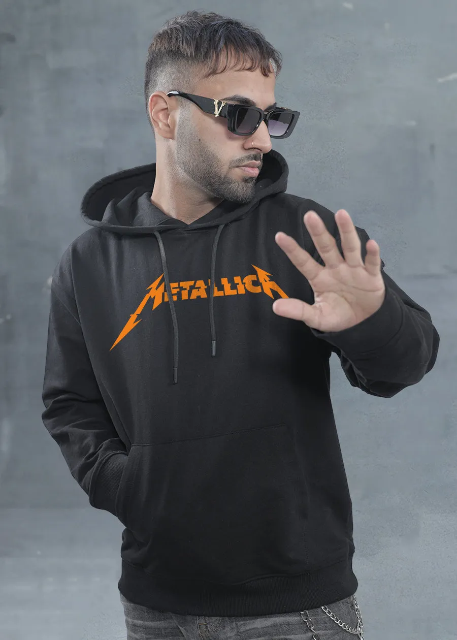 Metallica Rock Men Drop Shoulder Premium Terry Hoodie