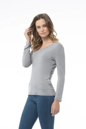 MICHELLE Top - Grey