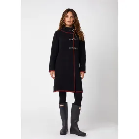 Monaco Coat | Burgundy Chicane