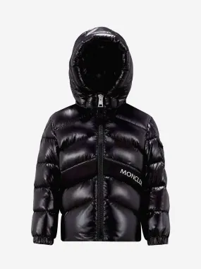 Moncler Enfant Boys Down Padded Groseiller Jacket in Black