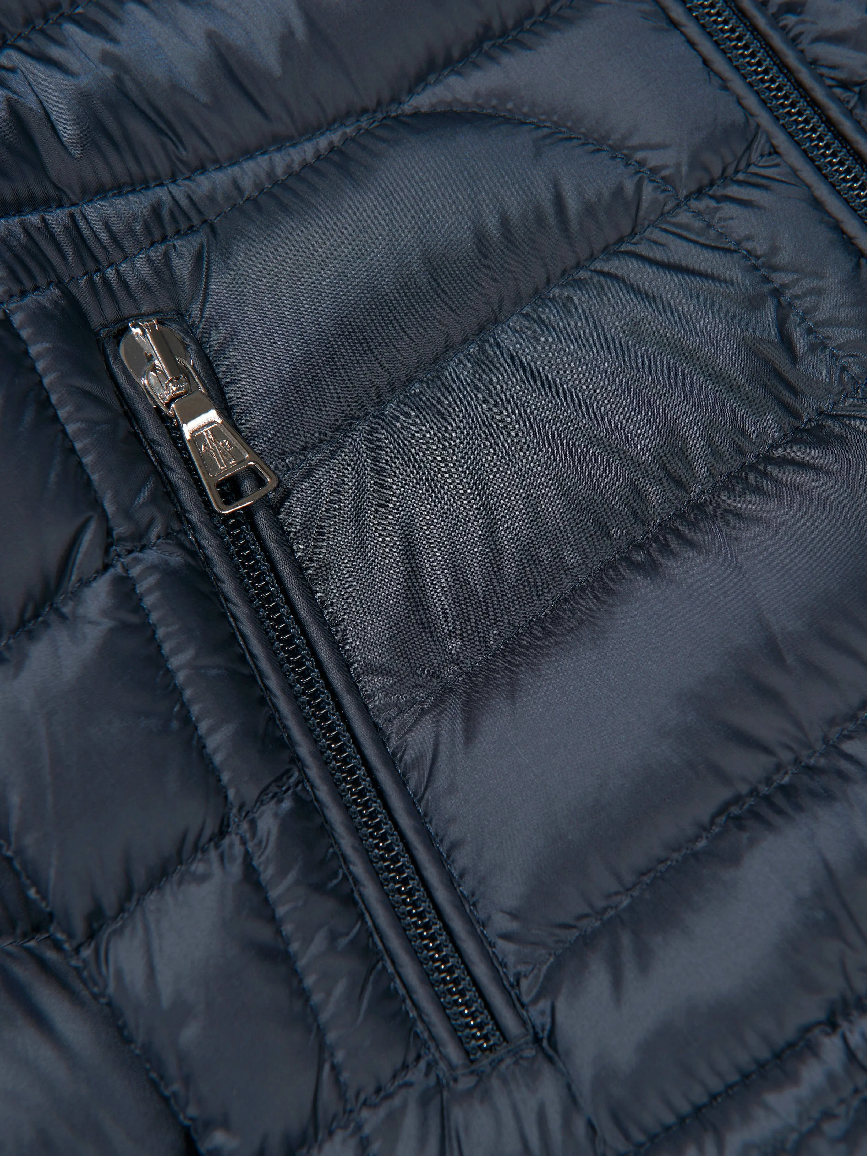 Moncler Enfant Boys Down Padded Lauros Jacket in Navy