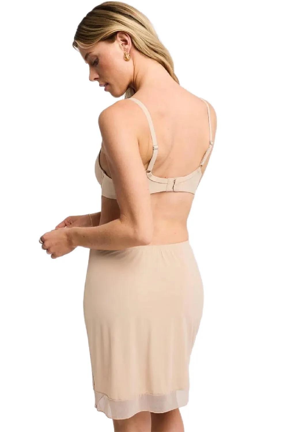 Montelle Intimates Soft Microfiber Half Slip, Nude (9502)