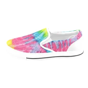 Multi Tie-dye Slip-on Canvas Women's Shoes