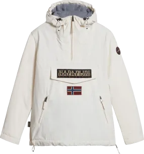 Napapijri Men&#x27;s Rainforest Pocket Winter Anorak Jacket White Whisper | Buy Napapijri Men&#x27;s Rainforest Pocket Winter Anorak Jacket White Whisper here | Outnorth