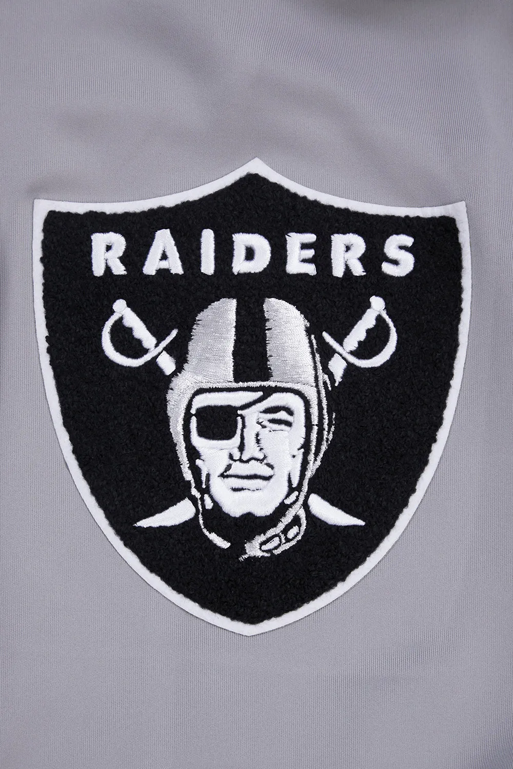 NFL OAKLAND RAIDERS CLASSIC MEN'S DK TRACK JACKET (GRAY)