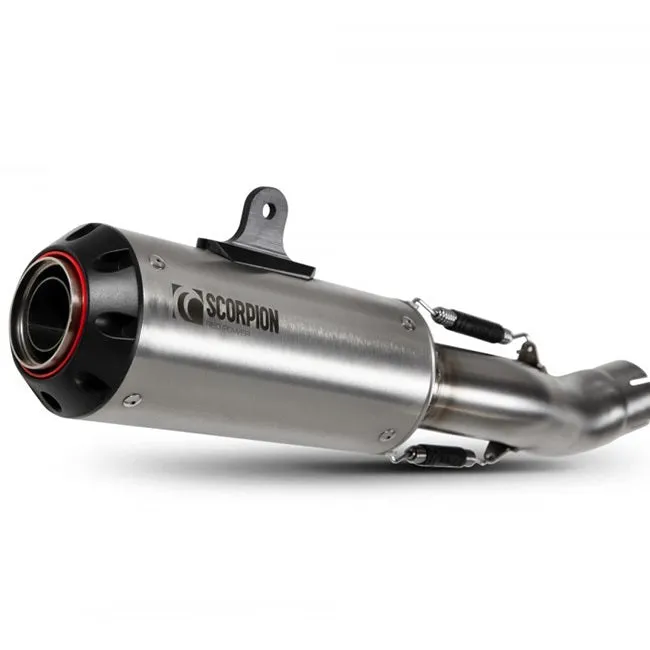 Ninja 400 Red Power Slip-on Brushed Stainless Steel Sleeve 2018-2023 (PKA121SEO)