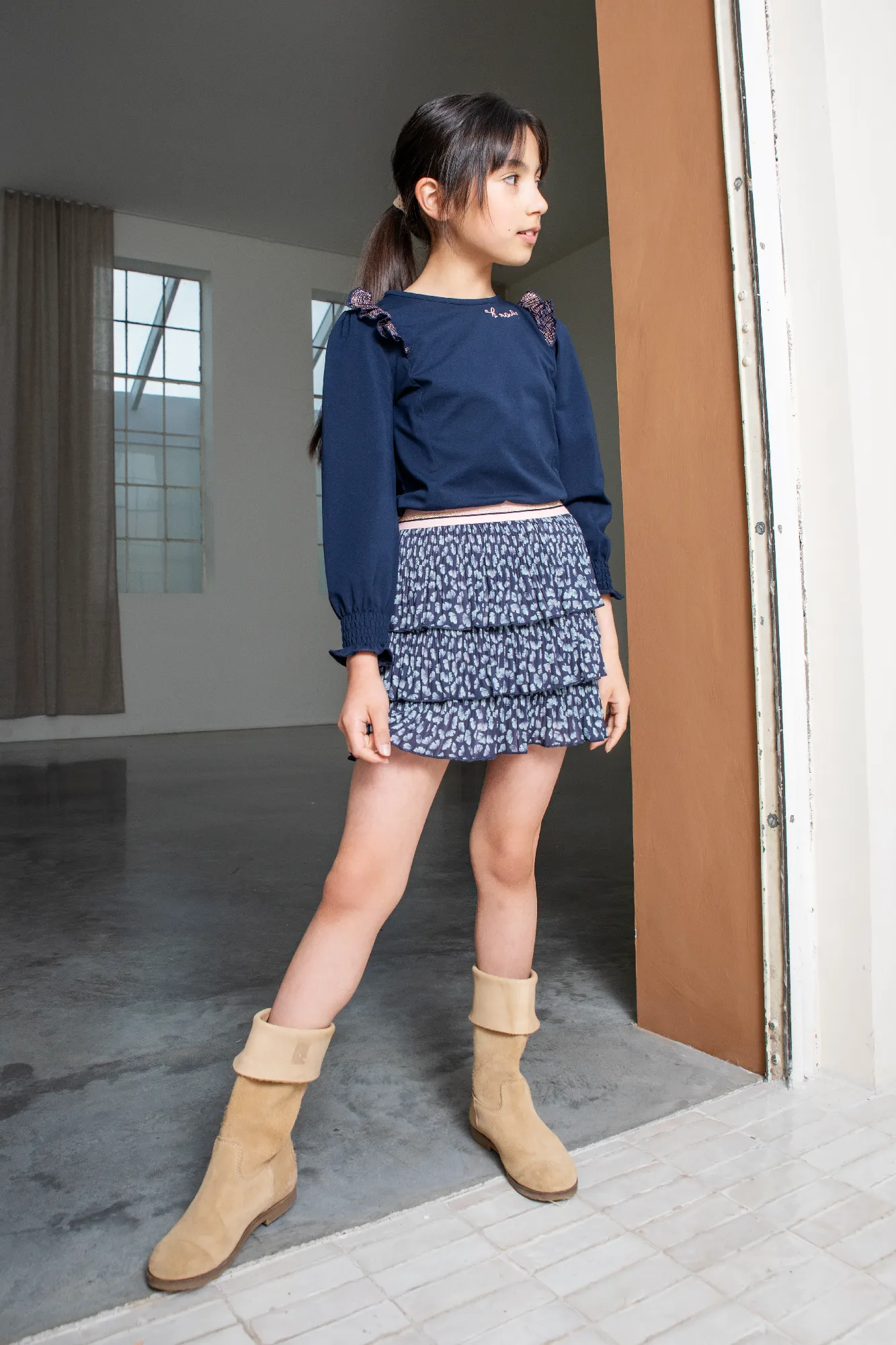 NoNo Nika 3 layered short skirt