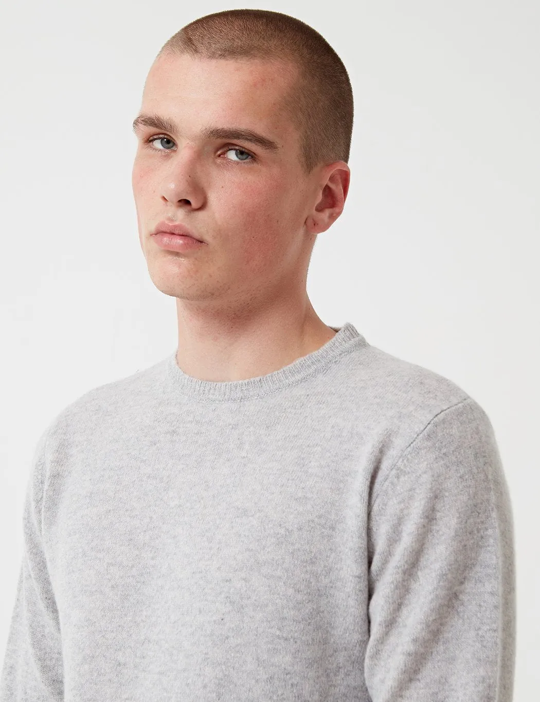 Norse Projects Sigfred Jumper (Wool) - Light Grey